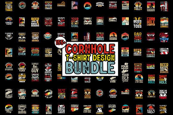 Evaluating the Vintage Cornhole T-shirt Design Bundle for Print-on-Demand Success