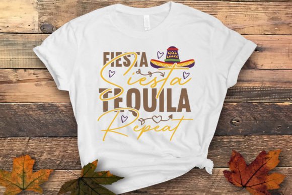 Fiesta Siesta Tequila Repeat SVG