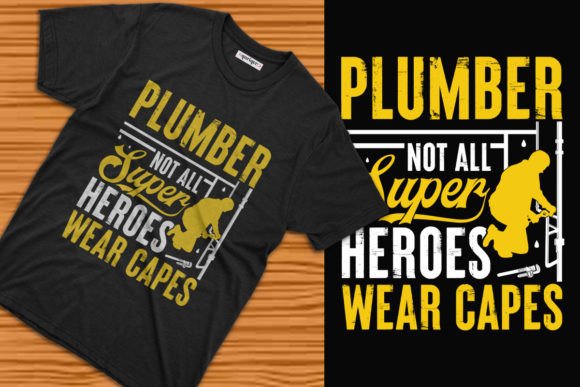 Plumber T-shirt Template: A Versatile Design Solution for Print-on-Demand and Personal Projects